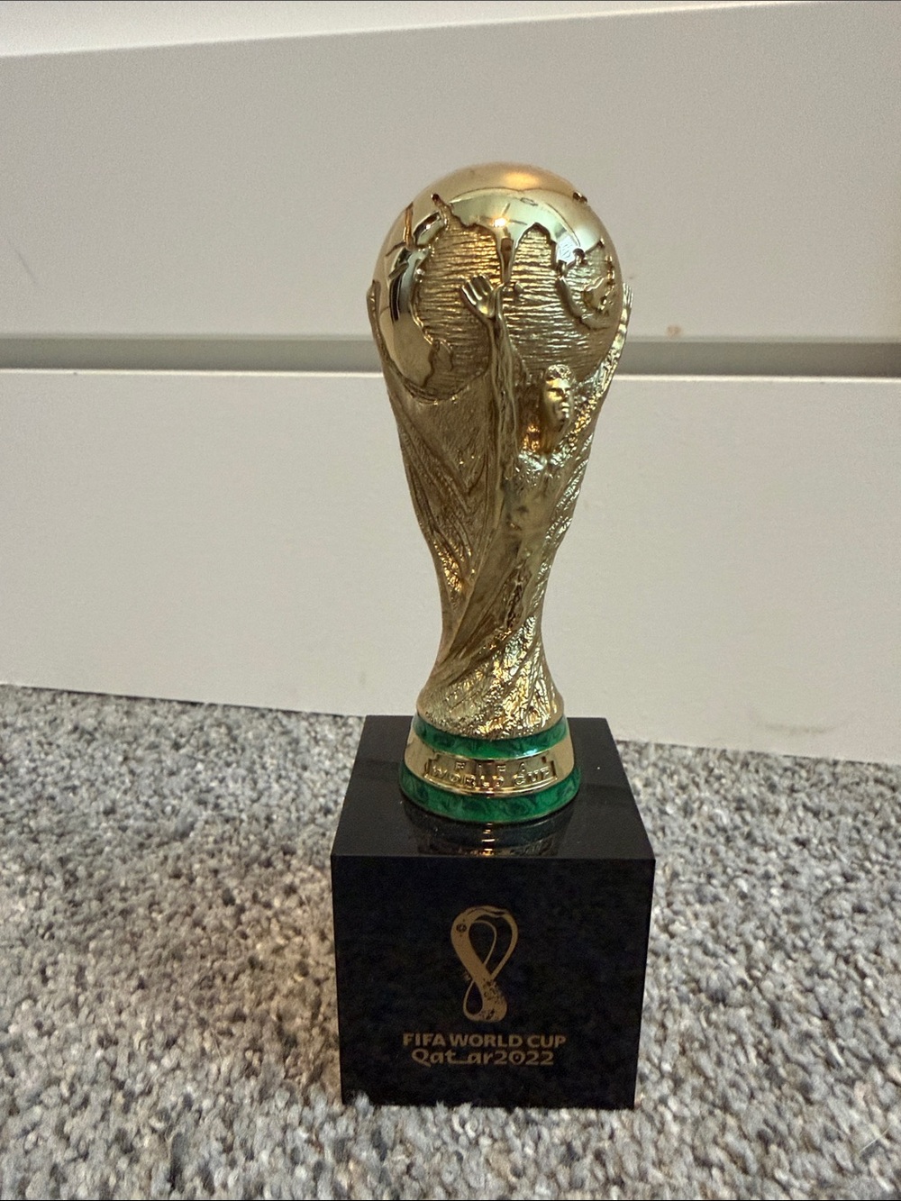 FIFA World Cup Qatar 2022 Replica Trophy - Gold & Green